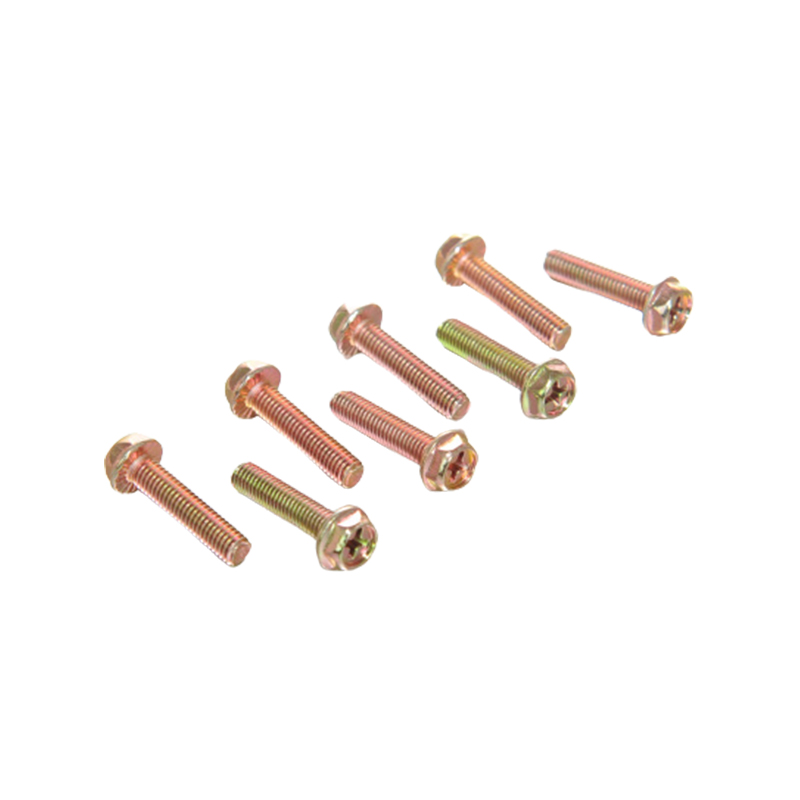 Kruis in verzonken zeshoekflensschroeven